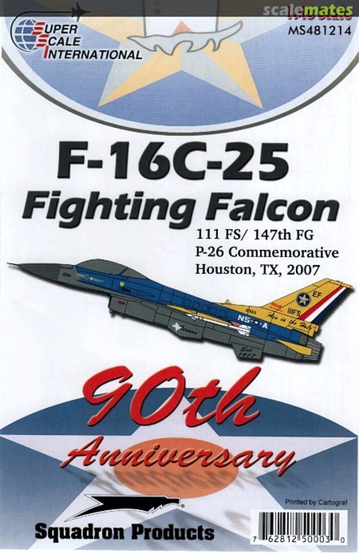 Boxart F-16C-25 Fighting Falcon MS481214 SuperScale International