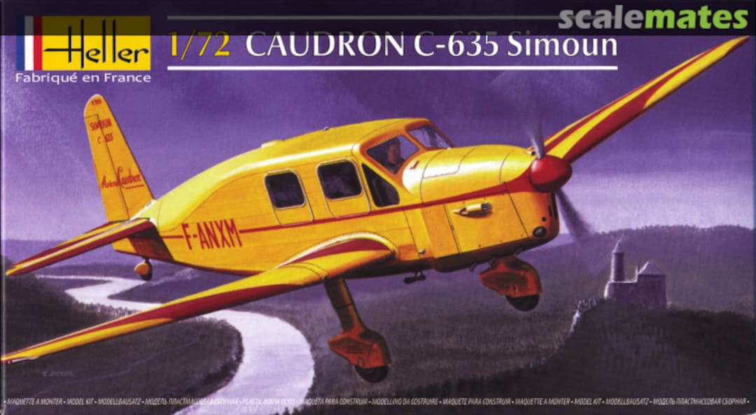 Boxart Caudron C-635 Simoun 80208 Heller