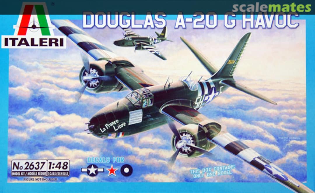 Boxart Douglas A-20 G Havoc 2637 Italeri