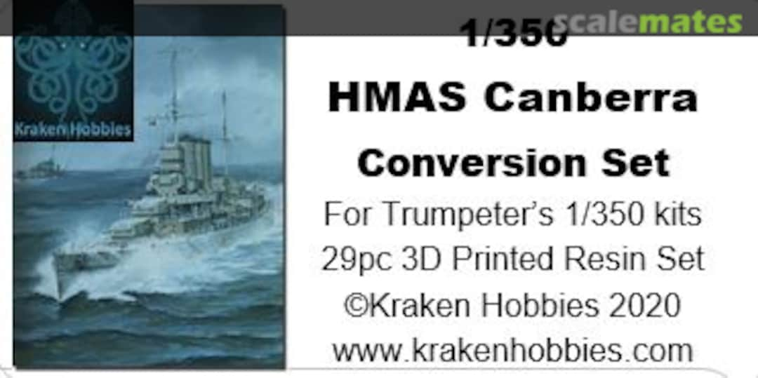 Boxart HMAS Canberra Conversion 1-350-HMS-CNB Kraken Hobbies