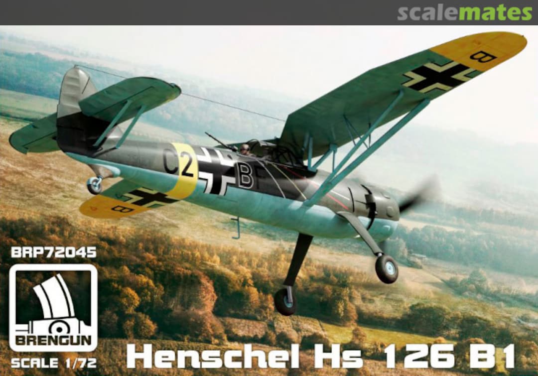 Boxart Henschel Hs 126 B1 BRP72045 Brengun