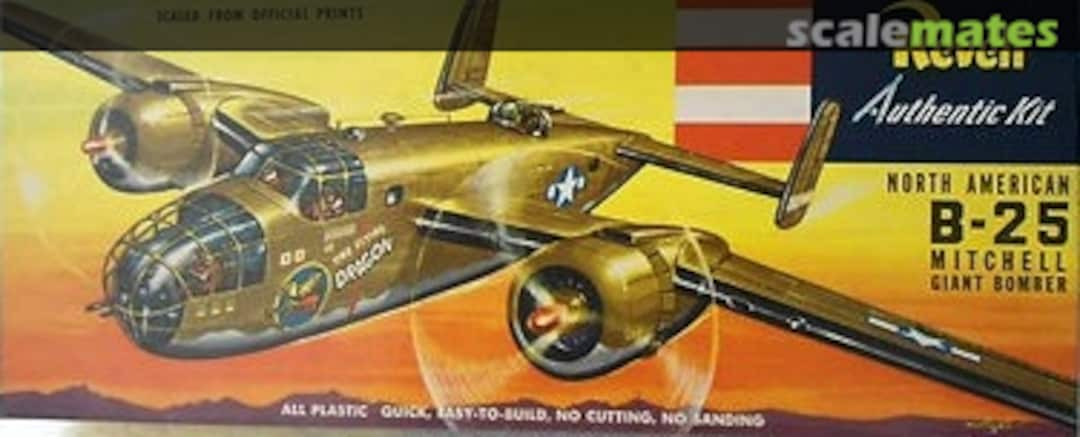 Boxart B-25 Mitchell H-216 Revell/Lodela