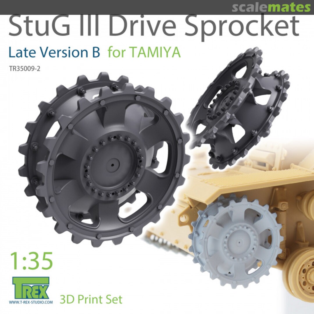 Boxart StuG III Drive Sprocket Late Version B TR35009-2 T-Rex Studio