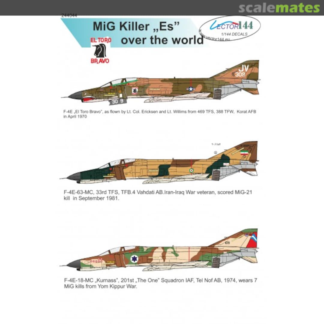 Boxart MiG Killer "E"s Over the World 244044 Vector144