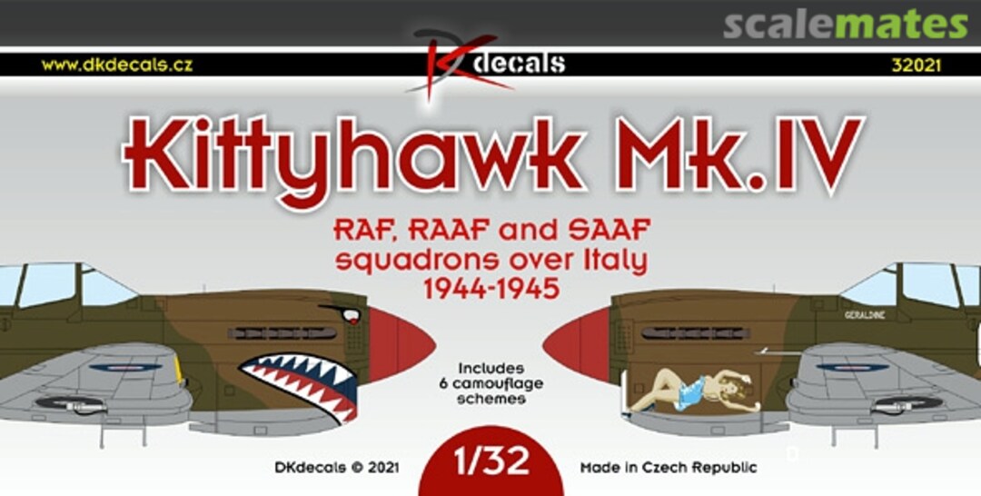 Boxart Kittyhawk Mk. IV 32021 DK Decals