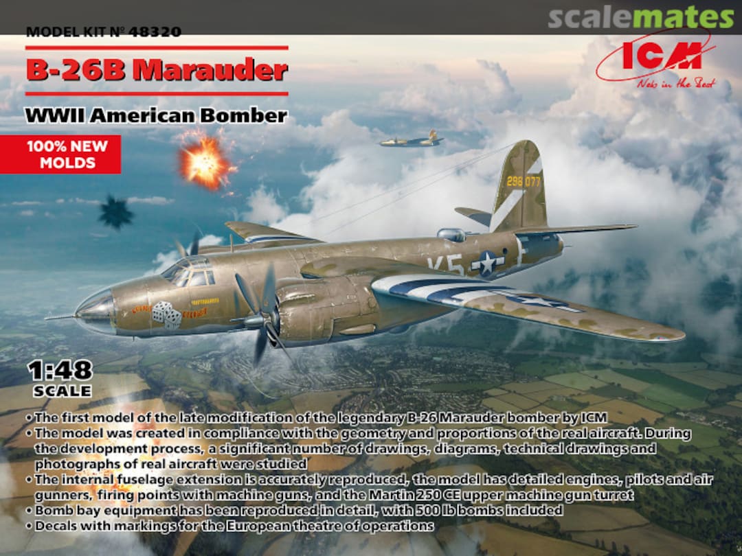 Boxart B-26B Marauder 48320 ICM