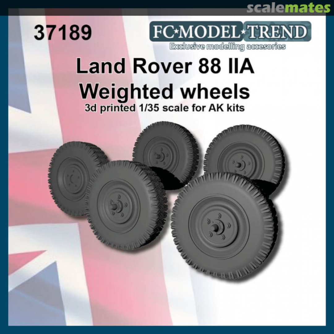 Boxart Land Rover 88 IIA weighted wheels 37189 FC Model Trend