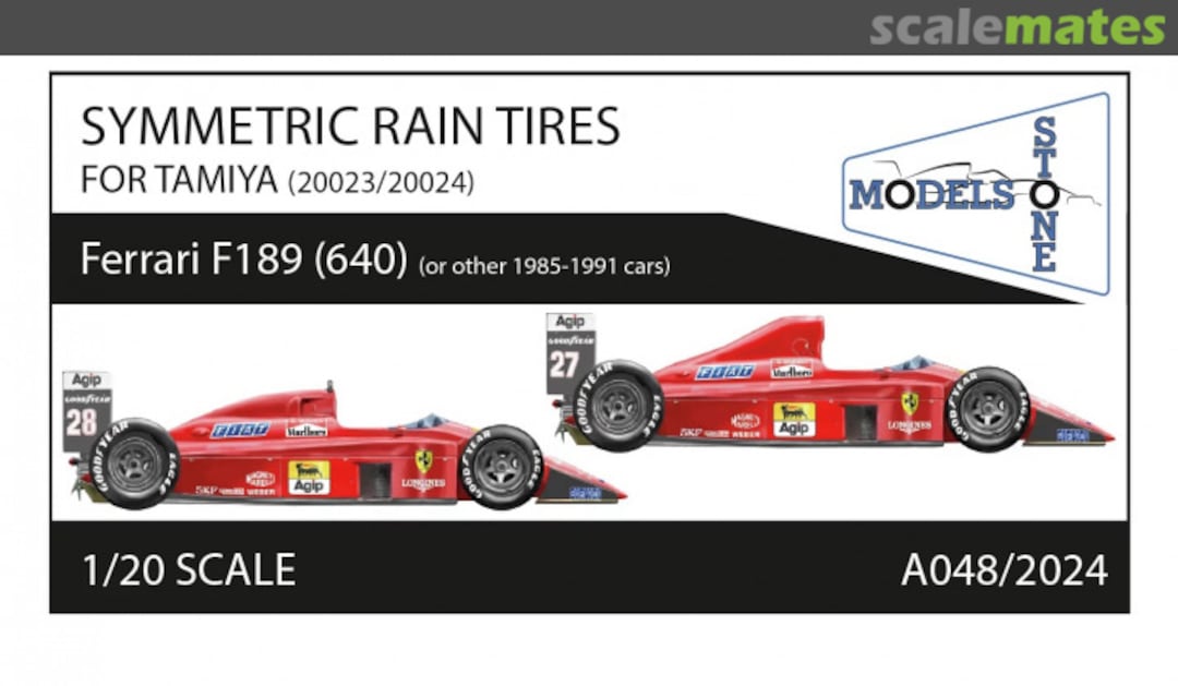 Boxart Symmetric Rain Tires A048/2024 Stone Models