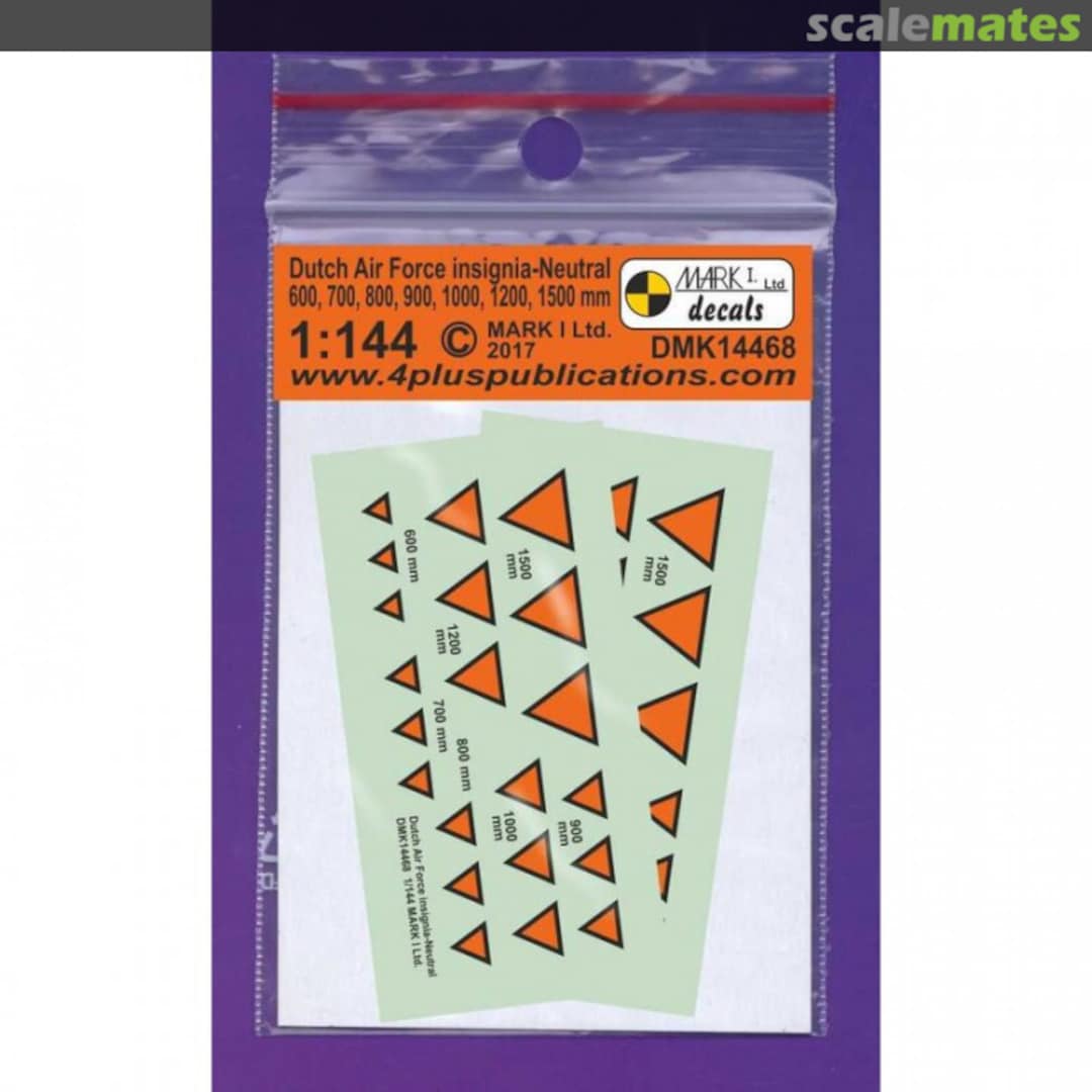 Boxart Dutch AF Insignia, Neutral (triangles), 2 sets DMK14468 Mark I