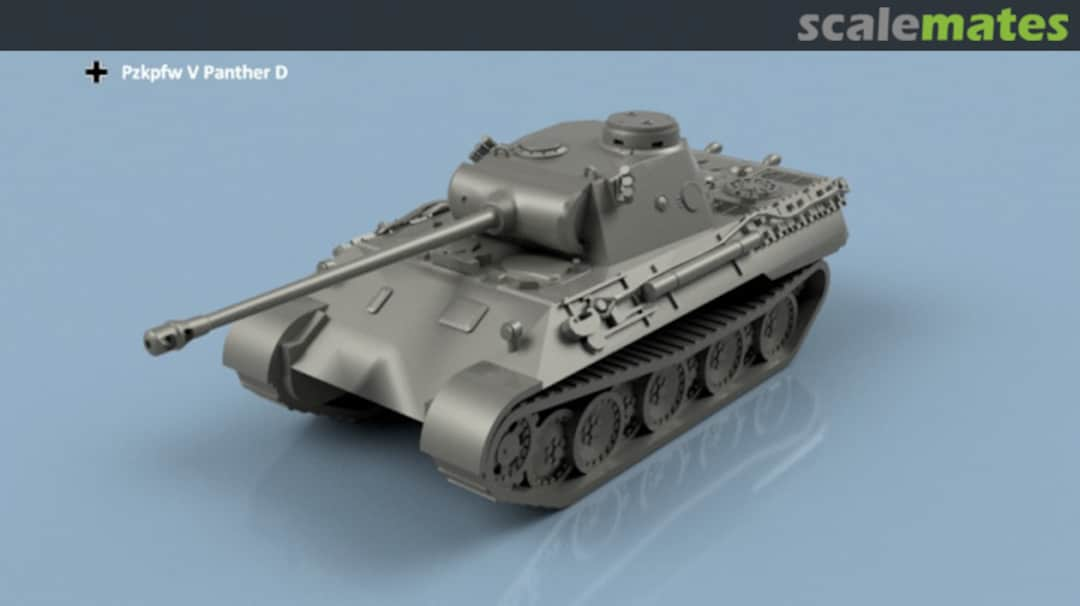 Boxart Pzkpfw V Panther Ausf. D - 3D printing (1 pc) 3D144509 L'Arsenal