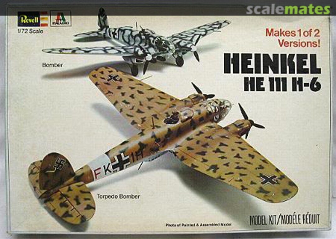 Boxart Heinkel He 111 H-6 H-2016 Revell/Italaerei