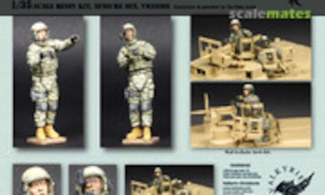 1:35 Modern US Army Tank Crew in Iraq 2008 (Valkyrie Miniature VM35005)