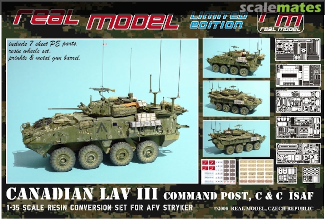 Boxart Canadian LAV III Command Post, C & C ISAF RM35132 Real Model