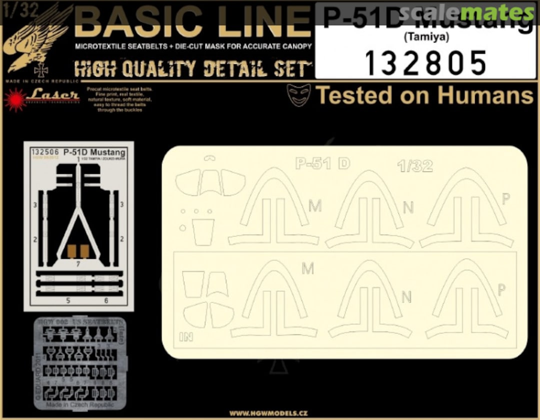 Boxart P-51D Mustang - Basic Line Line 132805 HGW Models