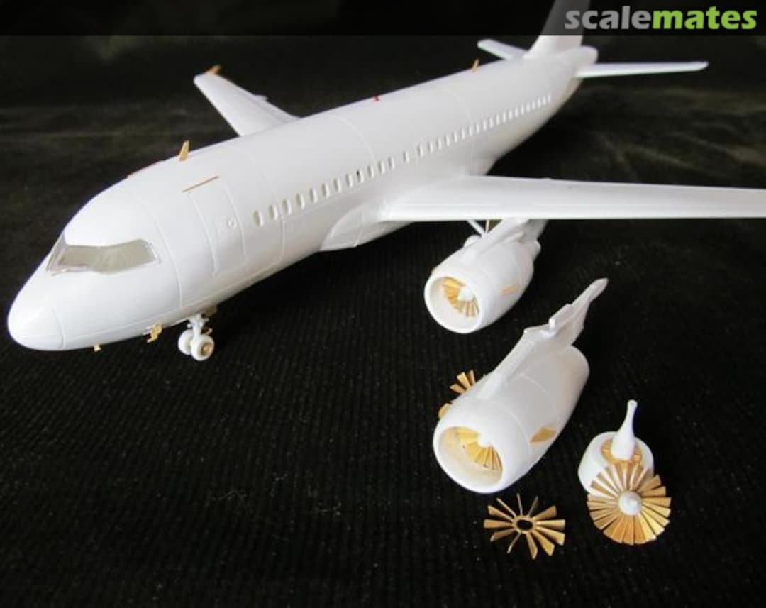 Boxart Airbus A319 MD14401 Metallic Details