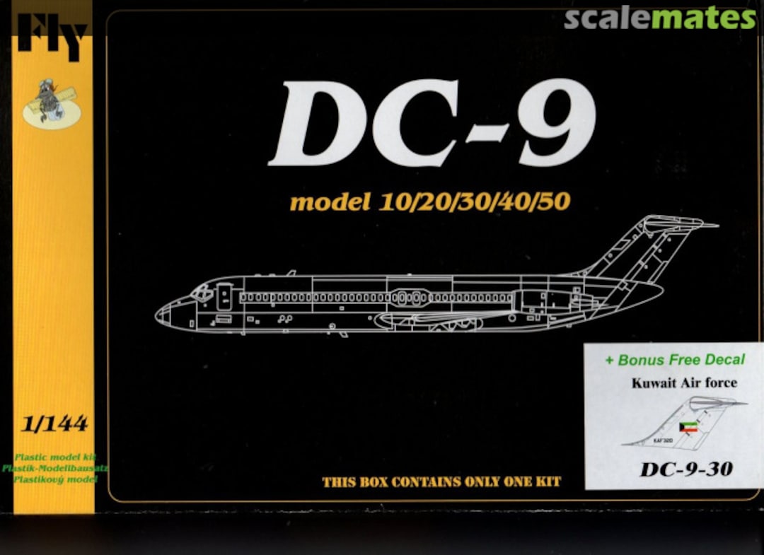 Boxart DC-9-30 Kuwait Air Force 14421 Fly