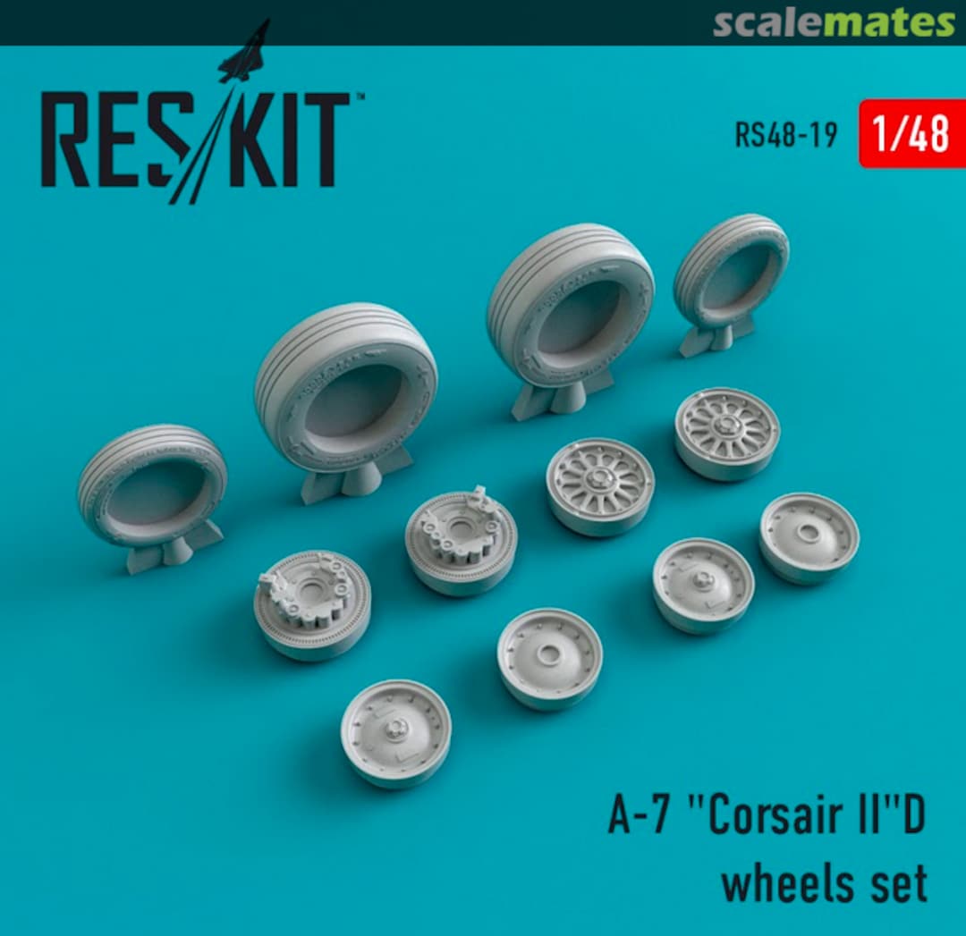 Boxart LTV A-7 "Corsair II"D wheels set RS48-0019 ResKit