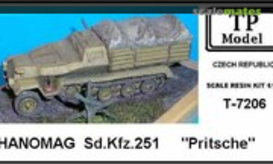 Sd.Kfz. 251 Pritsche (Hanomag) (TP Model T-7206)