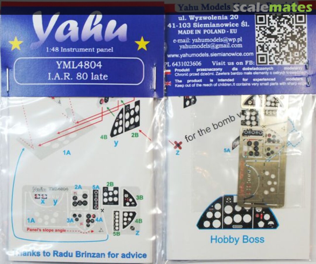 Boxart I.A.R. 80 late YML4804 Yahu Models