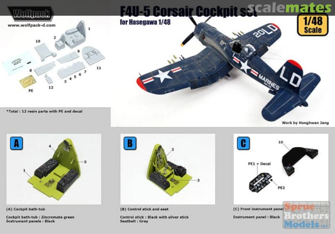 Boxart F4U-5 Cockpit WW48019 Wolfpack