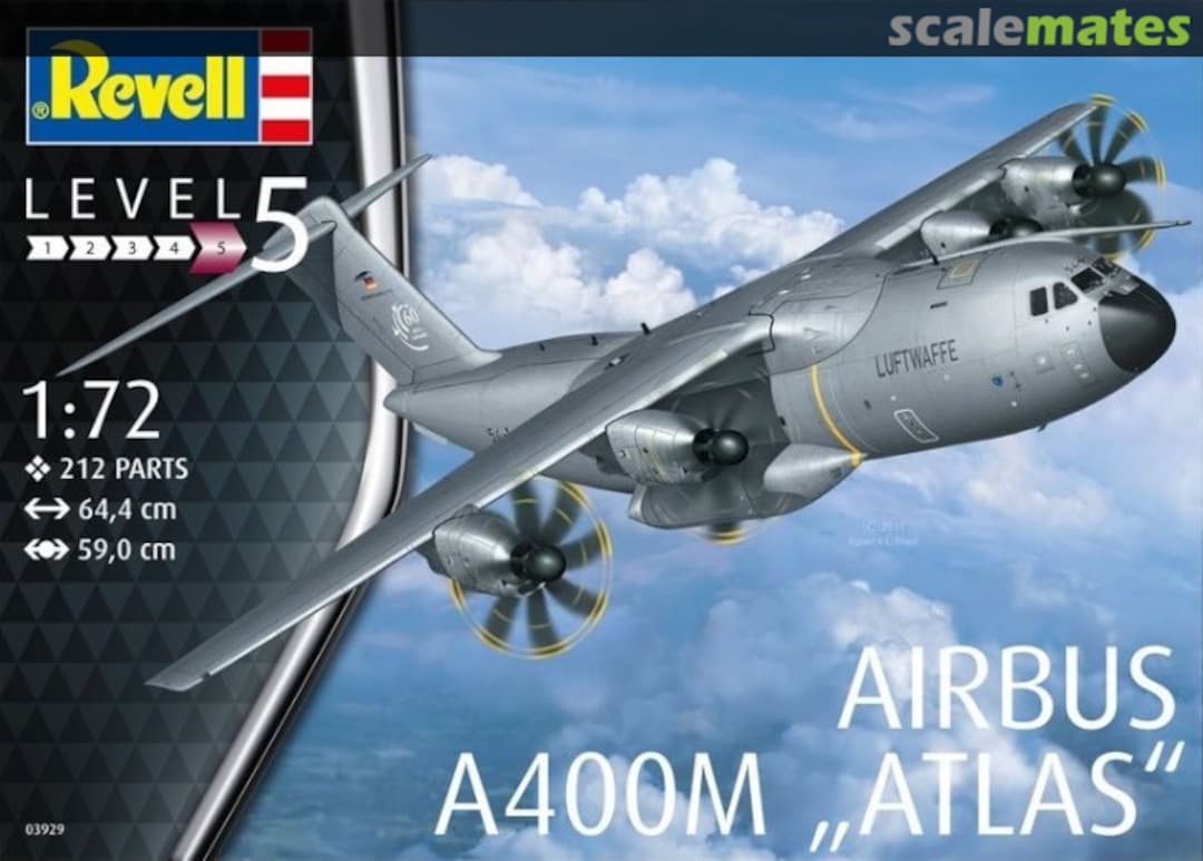 Boxart Airbus A400M "Atlas" 03929 Revell