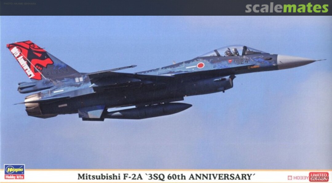 Boxart Mitsubishi F-2A `3SQ 60th Anniversary´ 02261 Hasegawa