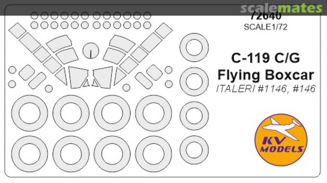 Boxart C-119 C/G Flying Boxcar 72640 KV Models