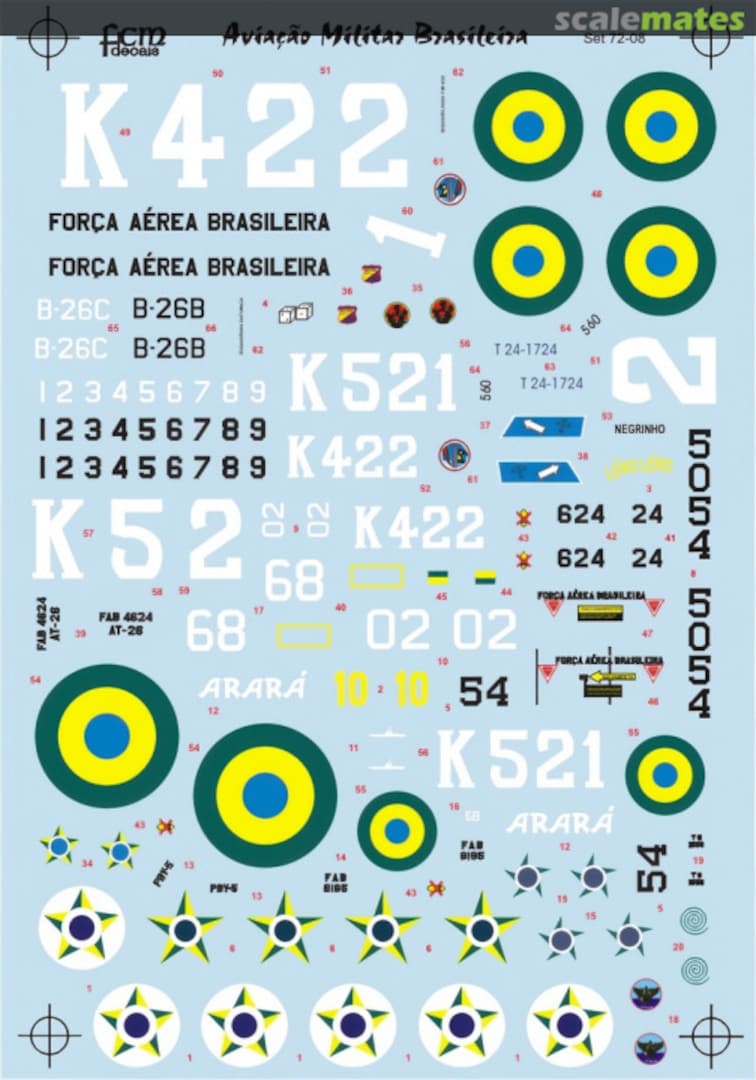 Boxart Aviação Militar Brasileira 72-08 FCM