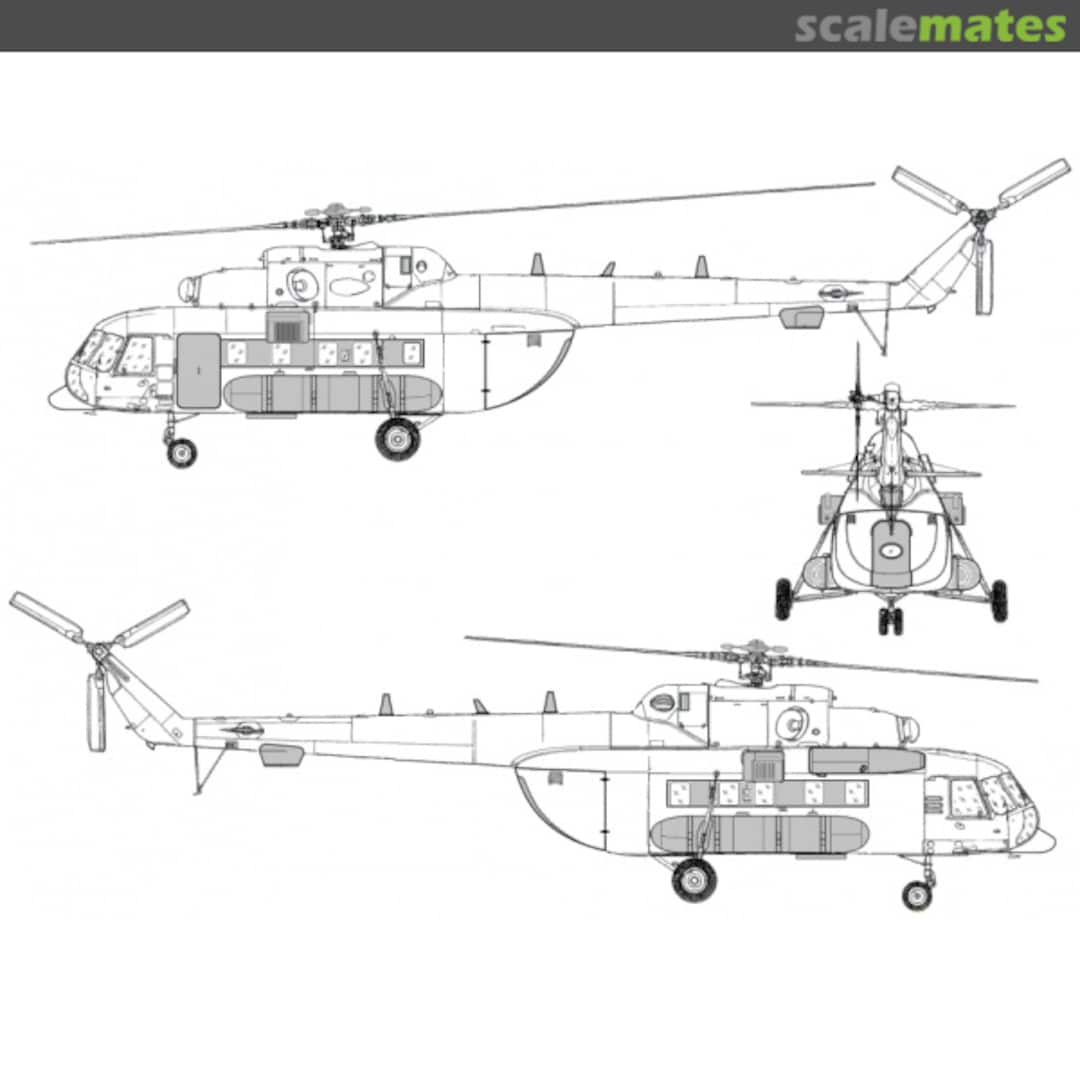 Boxart Mi-171 Hip - Conversion Detail Set TC72105 HELI Resin Kits