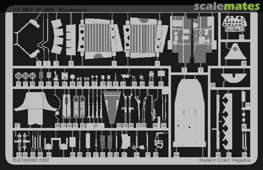 Boxart P-40N Warhawk 72387 Eduard