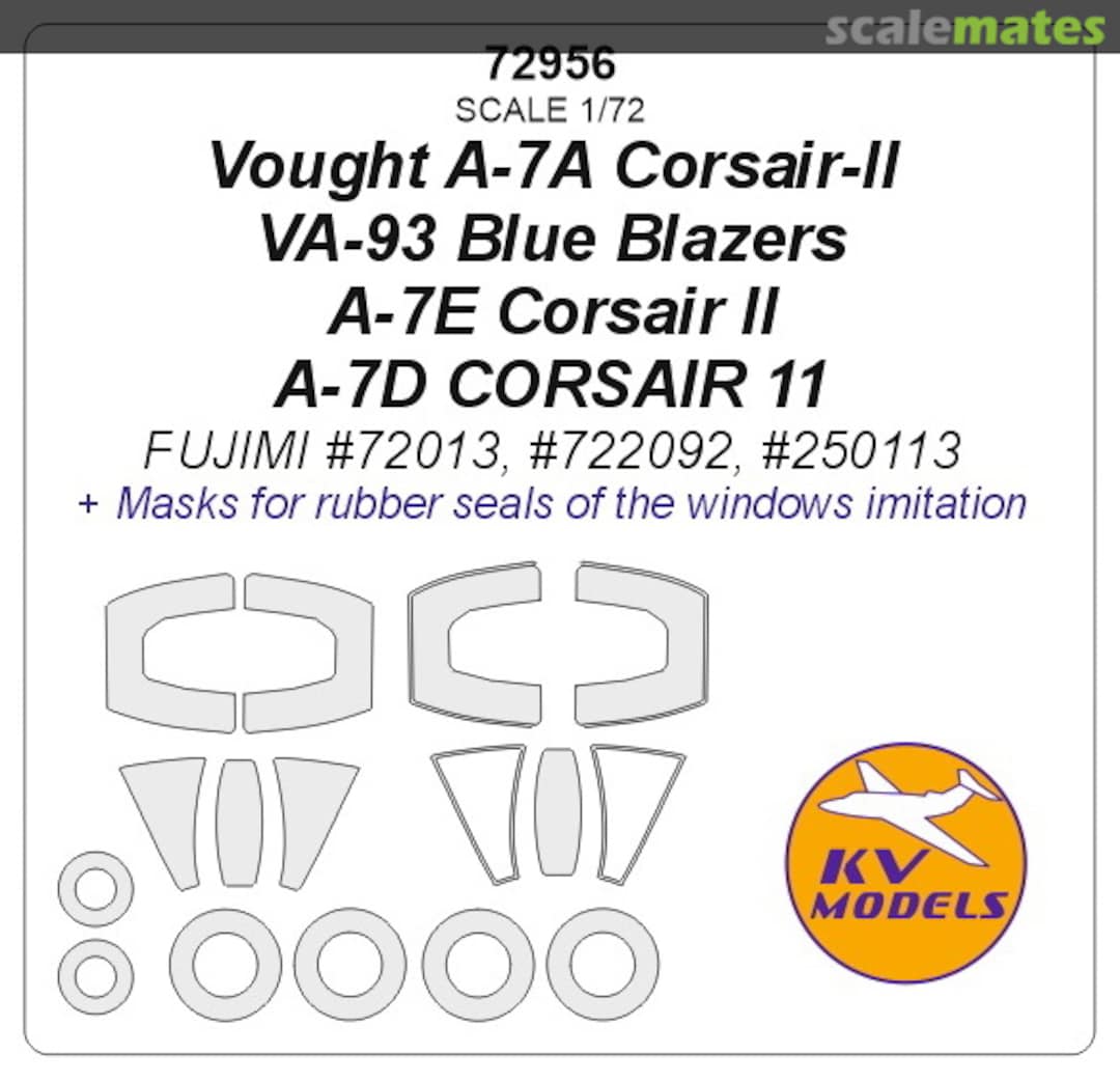 Boxart Vought A-7 Corsair II 72956 KV Models