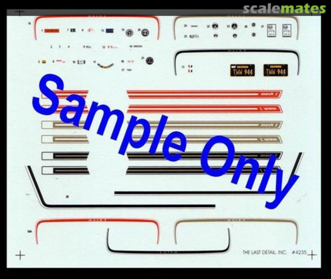 Boxart 1969 Ford Mustang Mach 1 4235 The Last Detail