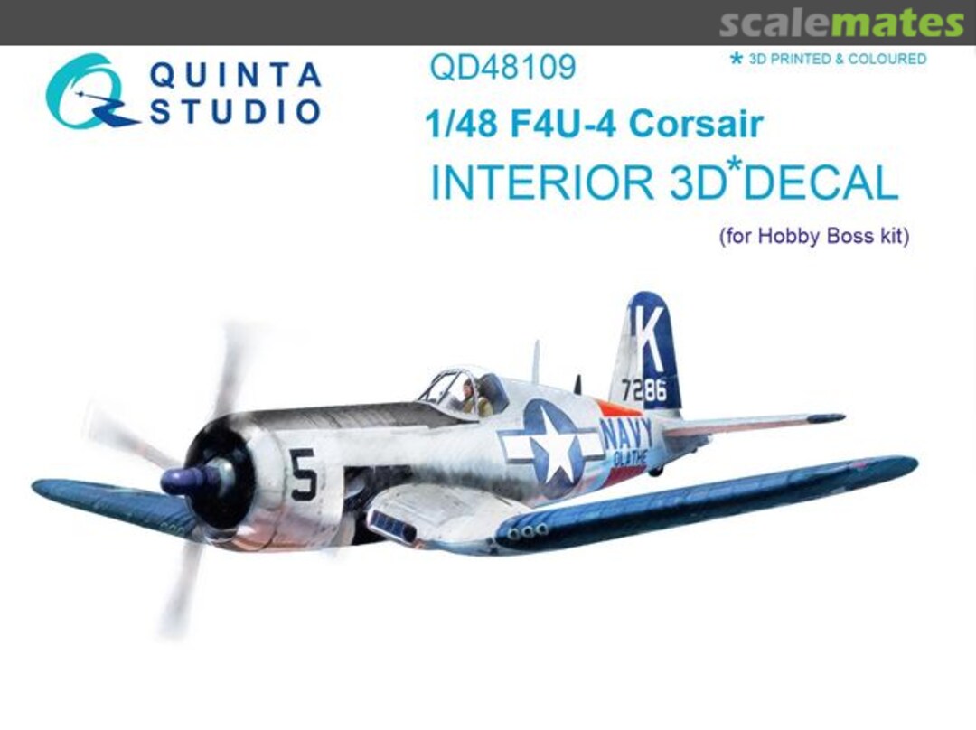 Boxart F4U-4 Corsair QD48109 Quinta Studio