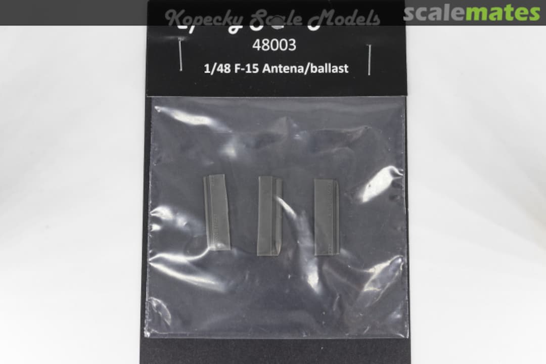 Contents F-15 Antena/ballast 48003 Kopecky Scale Models