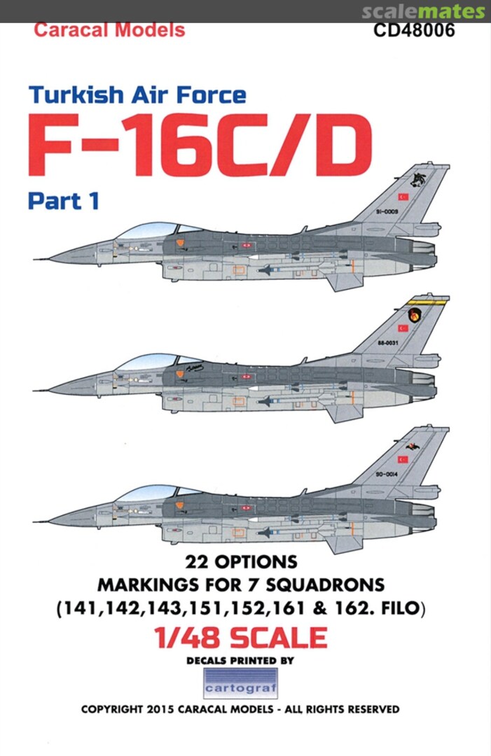 Boxart F-16C/D CD48006 Caracal Models