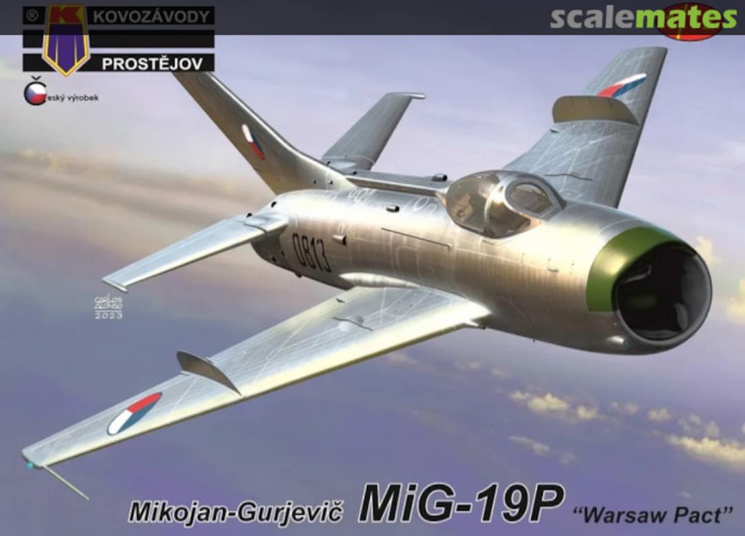 Boxart MiG-19P „Warsaw Pact“ KPM0391 Kovozávody Prostějov