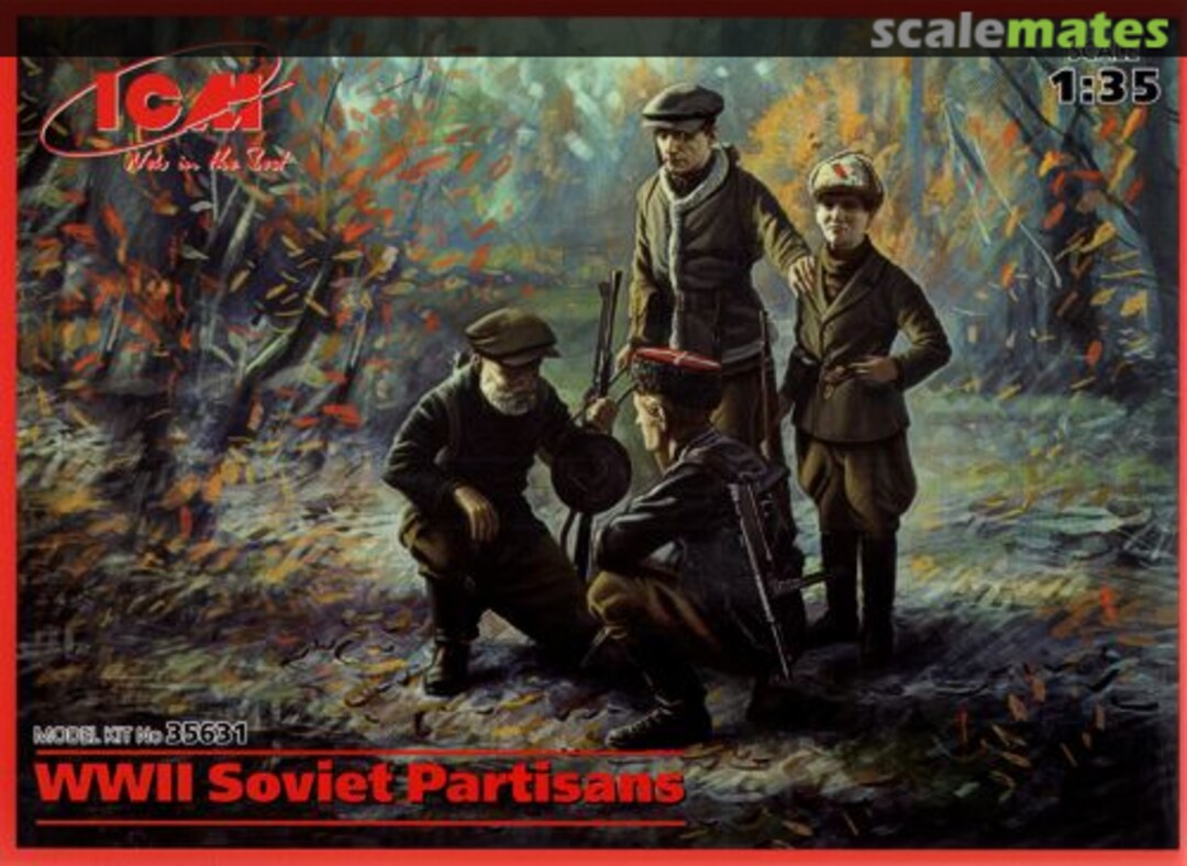 Boxart WWII Soviet Partisans 35631 ICM