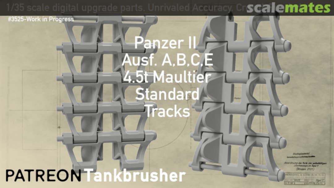 Boxart Panzer II Ausf. A;B;C;E Standard Type + 4.5t Maultier  3525-WIP-001 Tankbrusher Scale Modeling