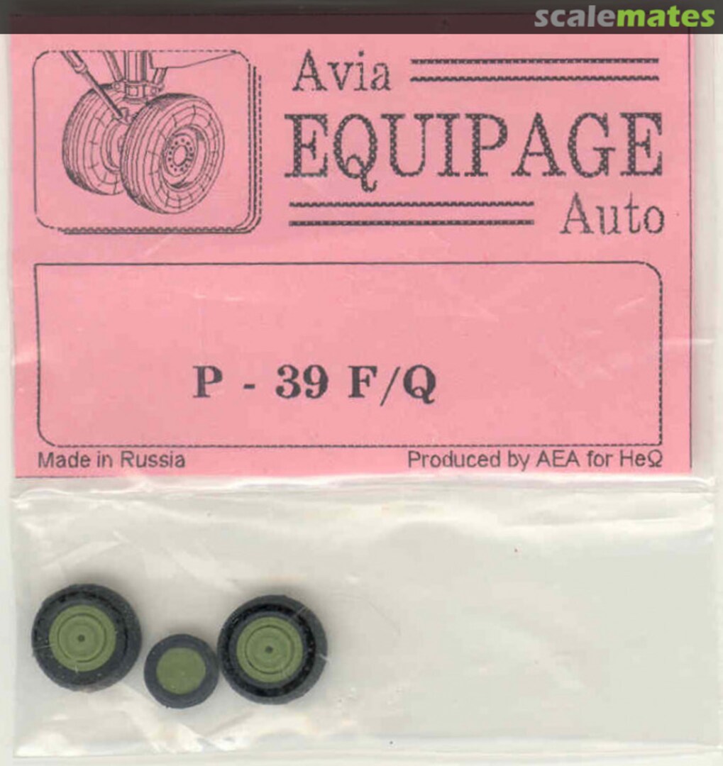 Boxart P-39 F/Q 72106 Avia Equipage Auto