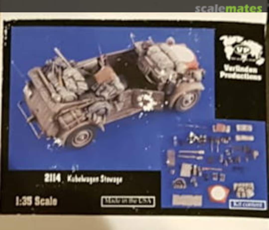 Boxart Kübelwagen Stowage 2114 Verlinden Productions