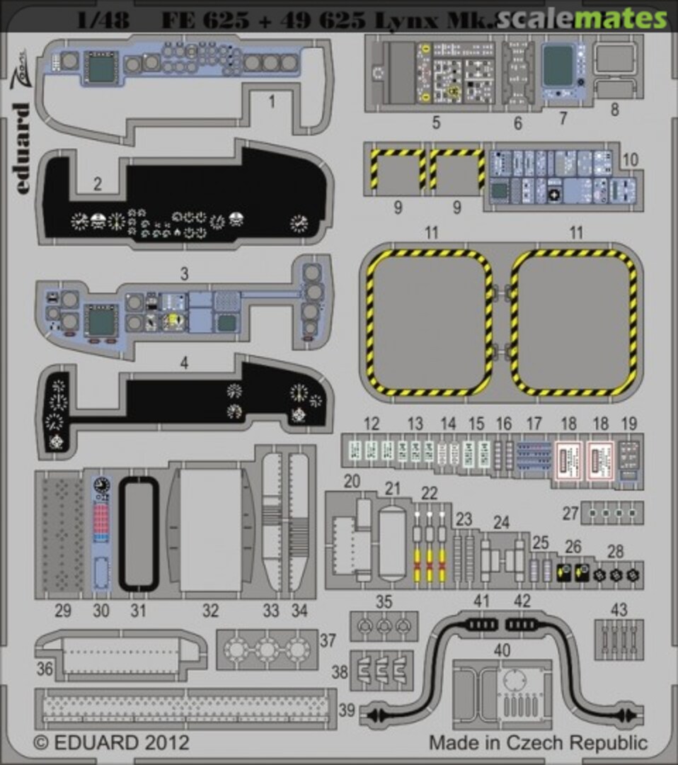 Boxart Lynx Mk.88 interior S.A. FE625 Eduard