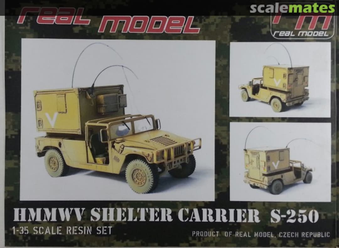 Boxart HMMWV Shelter Carrier S-250 RM35068 Real Model