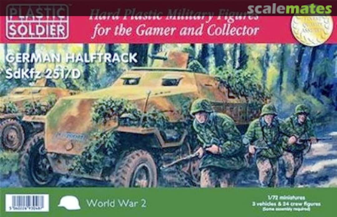 Boxart German Halftrack SdKfz 251/D WW2V20006 Plastic Soldier