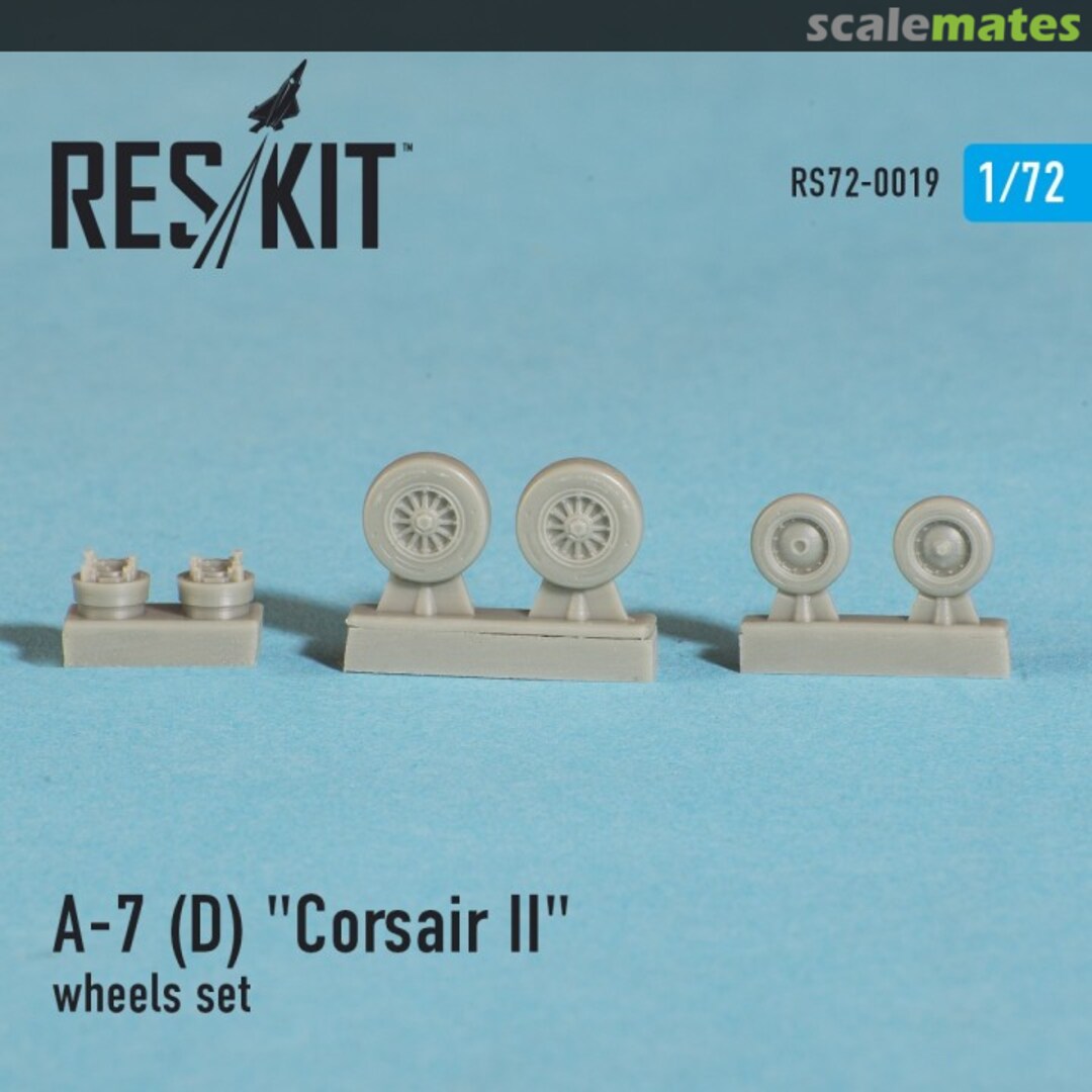 Boxart LTV A-7D Corsair II Wheels Set RS72-0019 ResKit