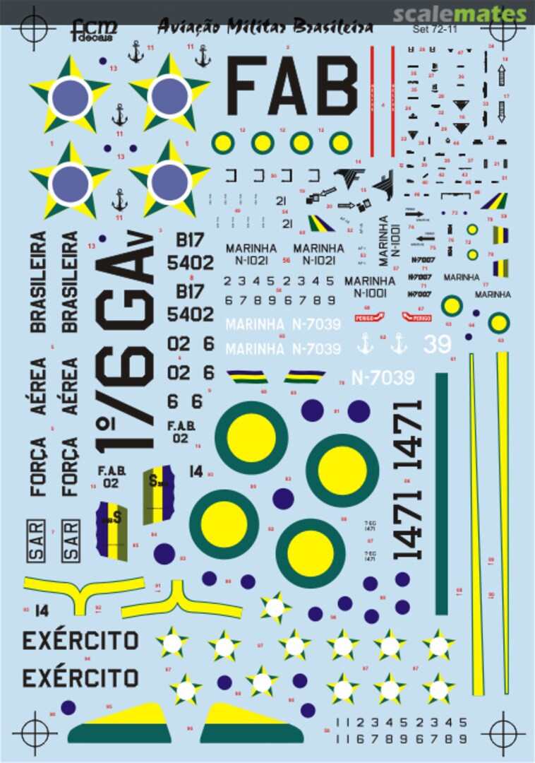 Boxart Aviação Militar Brasileira 72-11 FCM