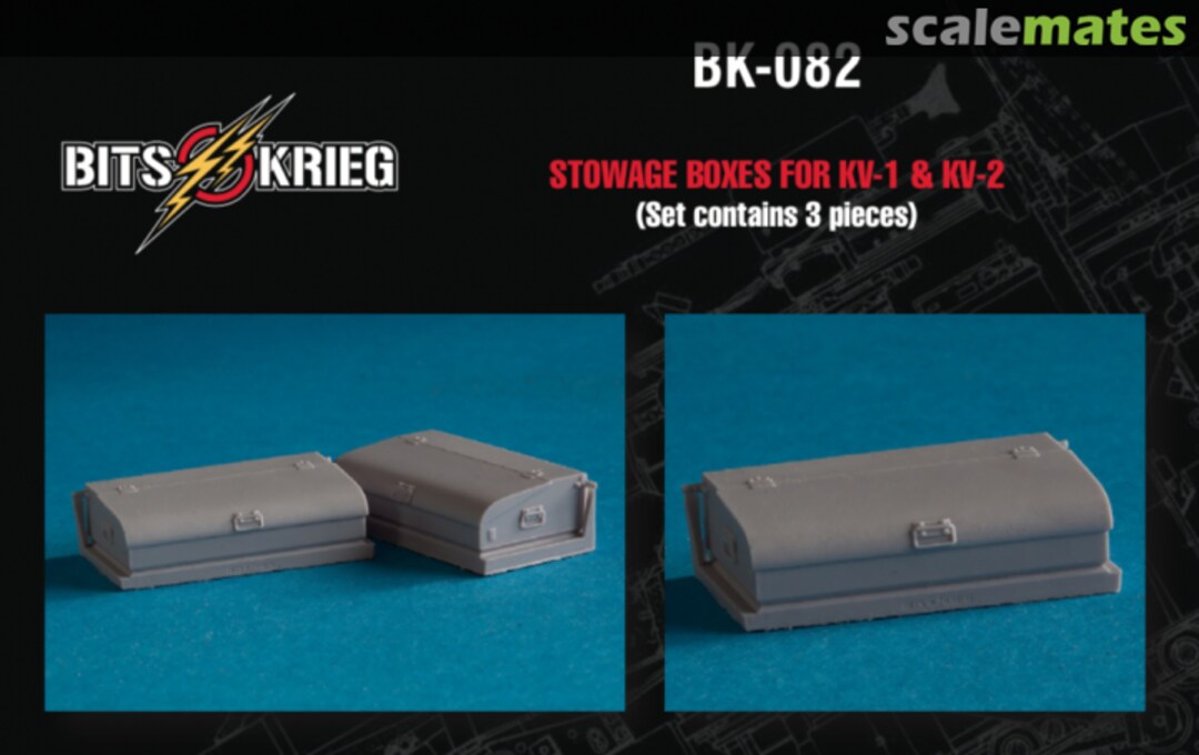 Boxart Stowage Boxes for KV-1 & KV-2 (3 pcs) BK-082 BitsKrieg