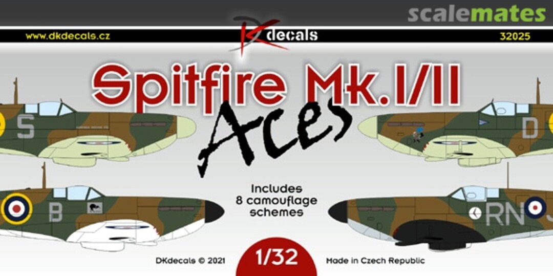 Boxart Spitfire Mk. I/II 32025 DK Decals