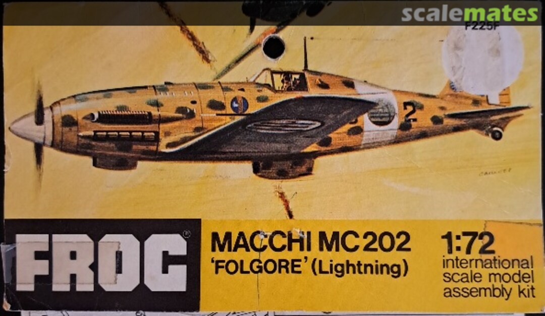 Boxart Macchi MC202 'Folgore' (Lightning) F225F FROG