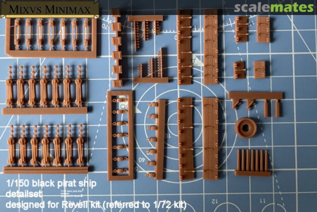 Boxart Black pirat ship detail set S01 Mixvs Minimax