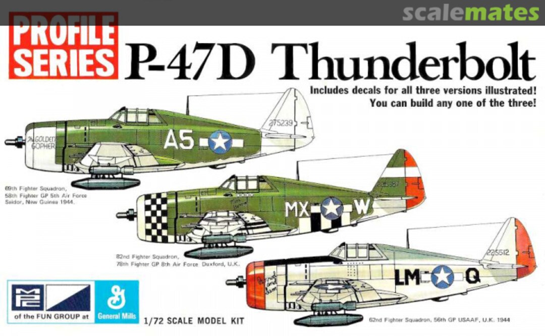 Boxart P-47D Thunderbolt 2-1110-100 MPC